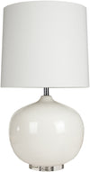 Surya Ceramic LMP-1015 White Lamp Table Lamp