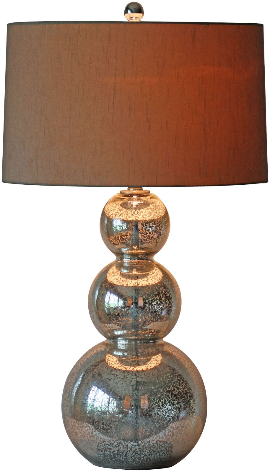 Surya Glass LMP-1018 Taupe Lamp Table Lamp