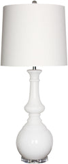 Surya Glass LMP-1053 White Lamp Table Lamp