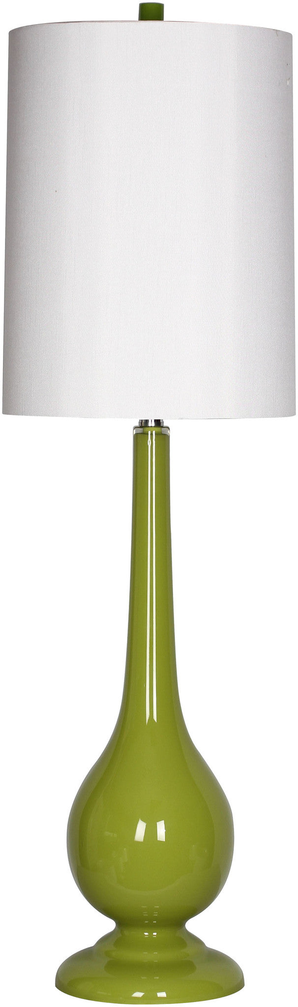 Surya Glass LMP-1054 White Lamp Table Lamp