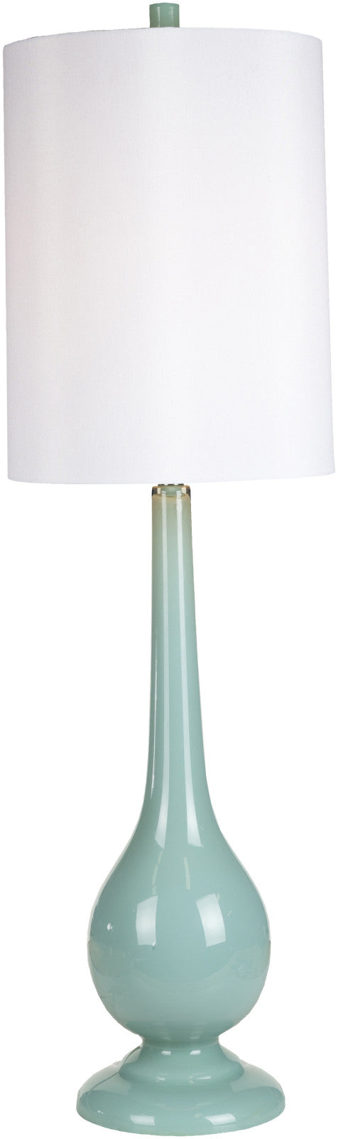 Surya Glass LMP-1056 White Lamp Table Lamp