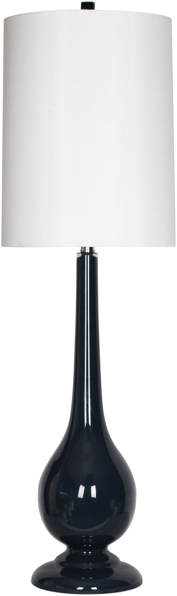 Surya Glass LMP-1057 White Lamp Table Lamp
