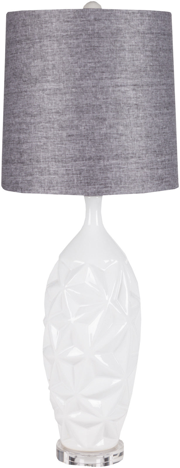 Surya Ceramic LMP-1058 Charcoal Lamp Table Lamp
