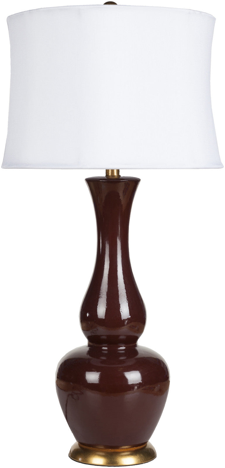 Surya Ceramic LMP-1060 Ivory Lamp Table Lamp