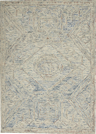 Nourison Linked LNK02 Blue/Multi Area Rug