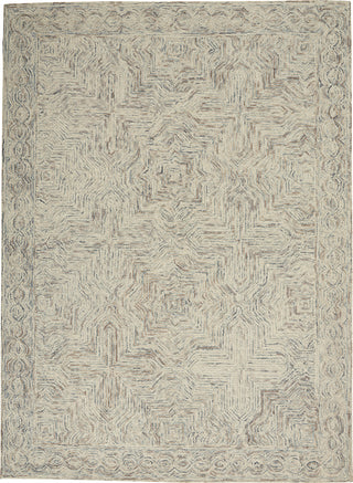 Nourison Linked LNK03 Blue/Ivory Area Rug