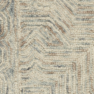 Nourison Linked LNK03 Blue/Ivory Area Rug