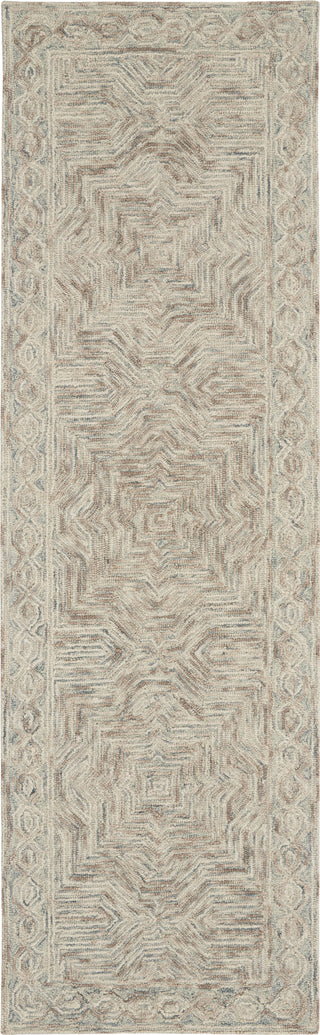 Nourison Linked LNK03 Blue/Ivory Area Rug