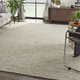 Nourison Linked LNK03 Blue/Ivory Area Rug