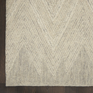 Nourison Linked LNK04 Ivory/Grey Area Rug