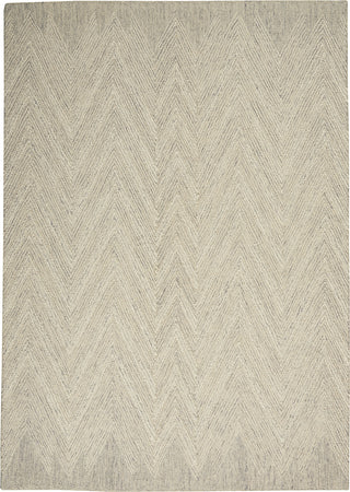 Nourison Linked LNK04 Ivory/Grey Area Rug