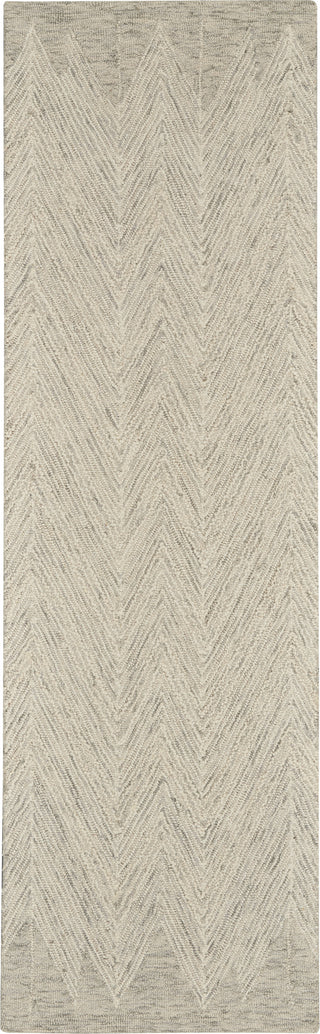 Nourison Linked LNK04 Ivory/Grey Area Rug