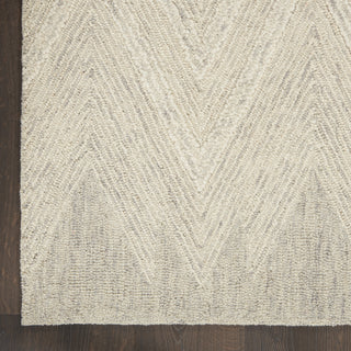 Nourison Linked LNK04 Ivory/Grey Area Rug