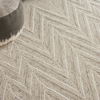 Nourison Linked LNK04 Ivory/Grey Area Rug