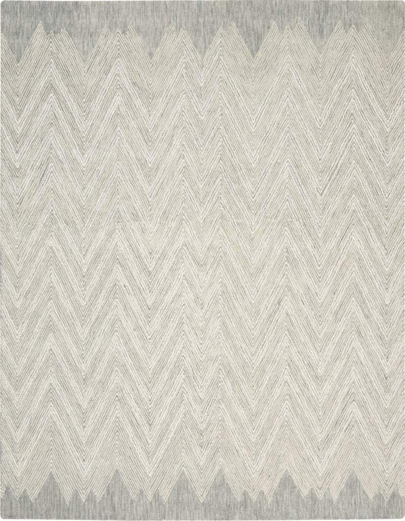Nourison Linked LNK04 Teal Area Rug main image