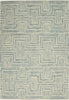 Nourison Linked LNK06 Ivory/Turquoise Area Rug