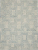 Nourison Linked LNK06 Ivory/Turquoise Area Rug