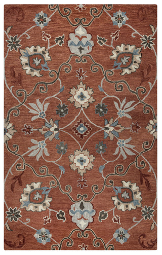 Rizzy Leone LO9990 Paprika Area Rug