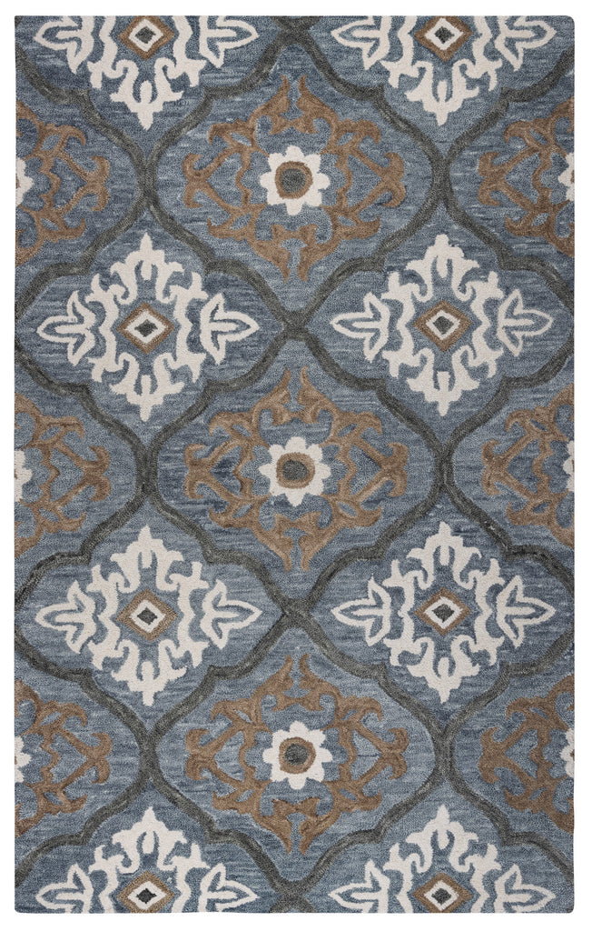 Rizzy Leone LO9995 Blue Area Rug