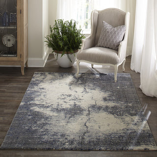 Momeni Loft LO-03 Grey Area Rug Room Scene Feature