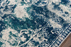 Momeni Loft LO-09 Blue Area Rug Corner Shot