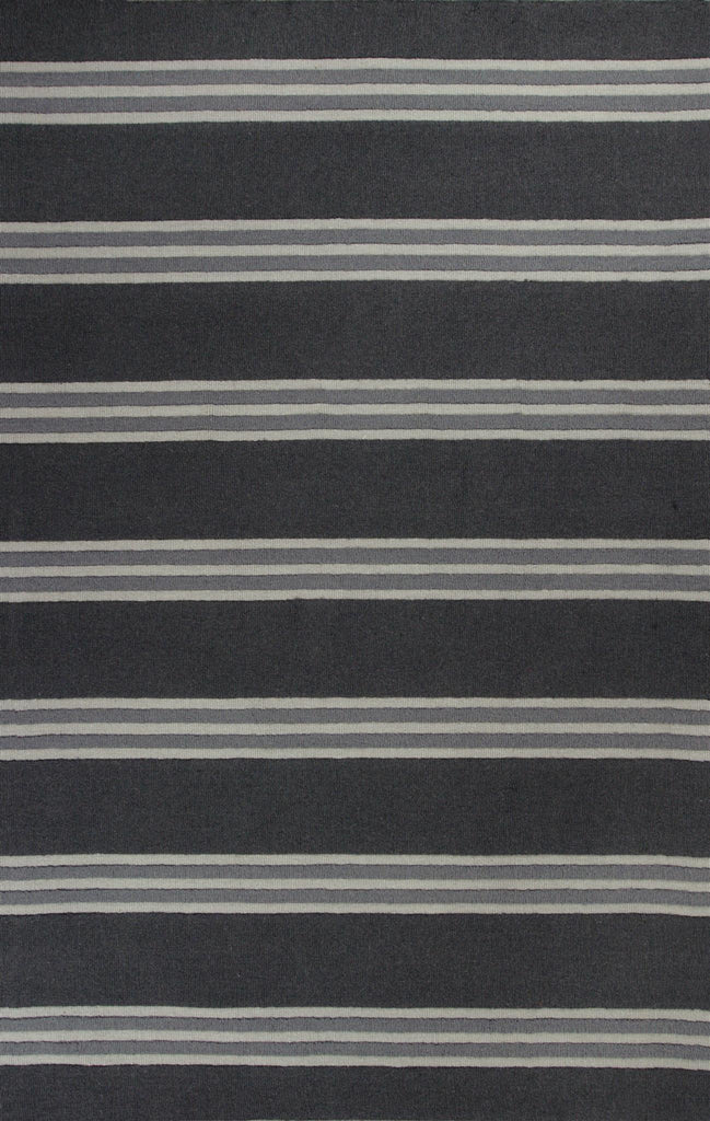 KAS Loft 2067 Charcoal Stripes Area Rug main image