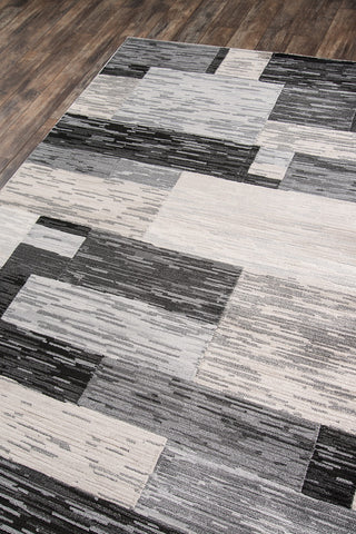 Momeni Logan LGN-3 Charcoal Area Rug Corner Image