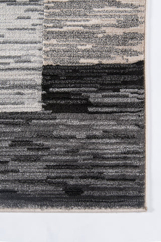 Momeni Logan LGN-3 Charcoal Area Rug Close up