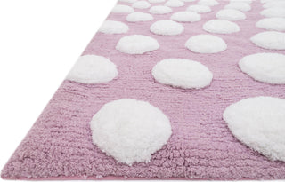 Loloi Lola Shag LL-02 Lilac / White Area Rug 