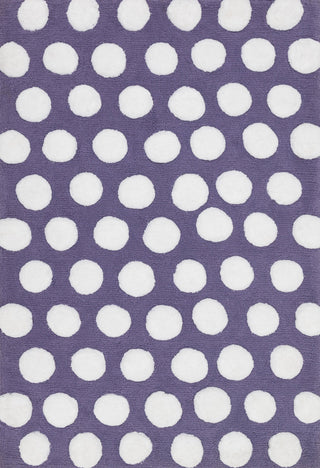 Loloi Lola Shag LL-02 Plum / White Area Rug Main