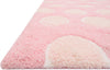 Loloi Lola Shag LL-04 Pink / Multi Area Rug  Feature