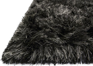 Loloi London Shag LJ-01 Charcoal/Silver Area Rug Detail Shot Feature