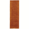 LR Resources Loom Seridian 03811 Rust Hand Loomed Area Rug 5' X 7'9''