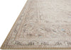 Loloi Loren LQ-03 Sand/Taupe Area Rug Corner 