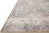 Loloi Loren LQ-04 Silver/Slate Area Rug Corner 