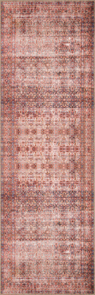 Loloi II Loren LQ-05 Eggplant/Crimson Area Rug 2'6''x7'6'' Runner