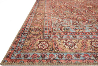 Loloi Loren LQ-06 Red/Multi Area Rug Corner