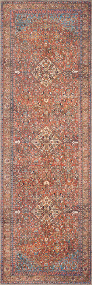 Loloi II Loren LQ-06 Red/Multi Area Rug 2'6''x7'6'' Runner