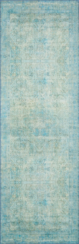 Loloi II Loren LQ-08 Aqua Area Rug 2'6''x 7'6'' Runner