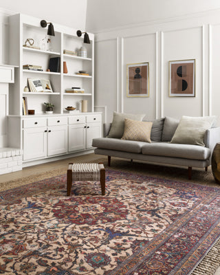 Loloi II Loren LQ-11 Sand/Multi Area Rug Room Scene Featured