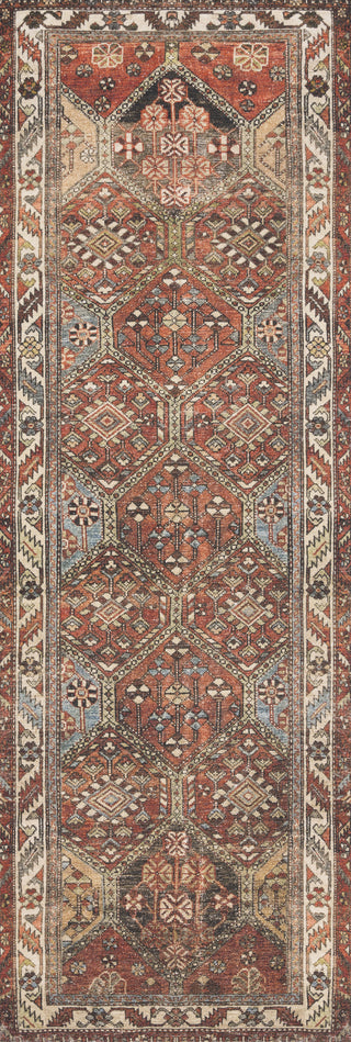 Loloi II Loren LQ-16 Spice/Multi Area Rug 2'6''x 7'6'' Runner