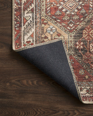 Loloi II Loren LQ-16 Spice/Multi Area Rug Backing