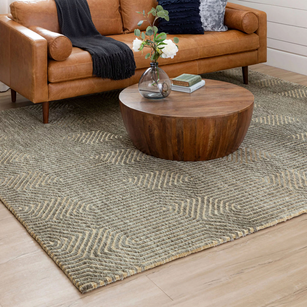 Karastan Bowen Lost City Neutral Area Rug by Drew and Jonathan Lifestyle Image Feature