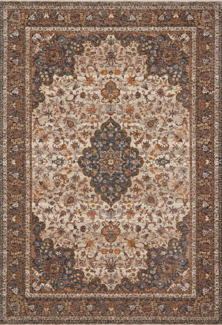 Loloi Lourdes LOU-01 Natural / Ocean Area Rug Main Image