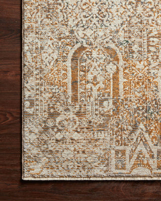 Loloi Lourdes LOU-05 Ivory / Orange Area Rug