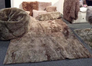 Auskin Luxury Skins Alpaca Baby Design Vole Area Rug main image