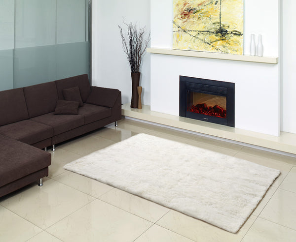 Auskin Luxury Skins Alpaca Baby Design Ivory Area Rug – Incredible Rugs ...