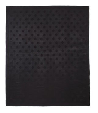 Auskin Luxury Skins 100% Baby Alpaca Throw Black Dots Bedding