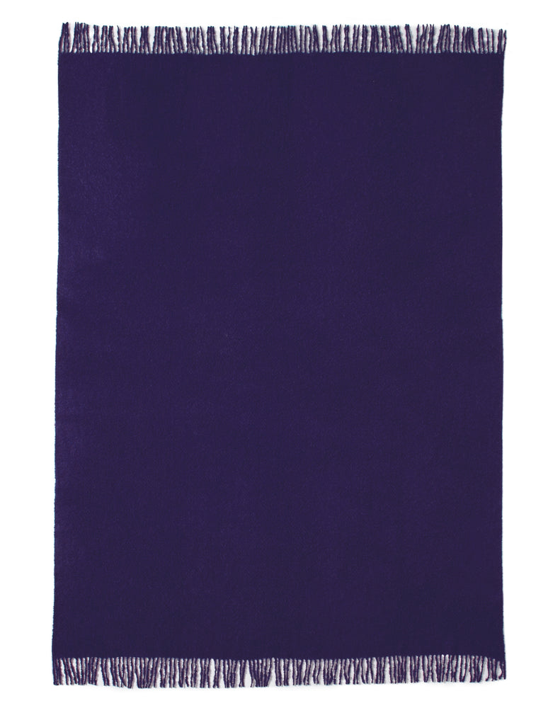 Auskin Luxury Skins 100% Baby Alpaca ThrowsBoucle Deep Purple Bedding main image