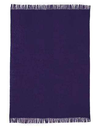 Auskin Luxury Skins 100% Baby Alpaca ThrowsBoucle Deep Purple Bedding main image